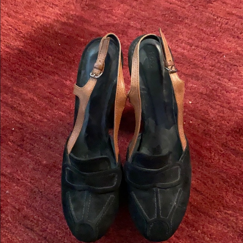 Sexy straps wedge heel shoe